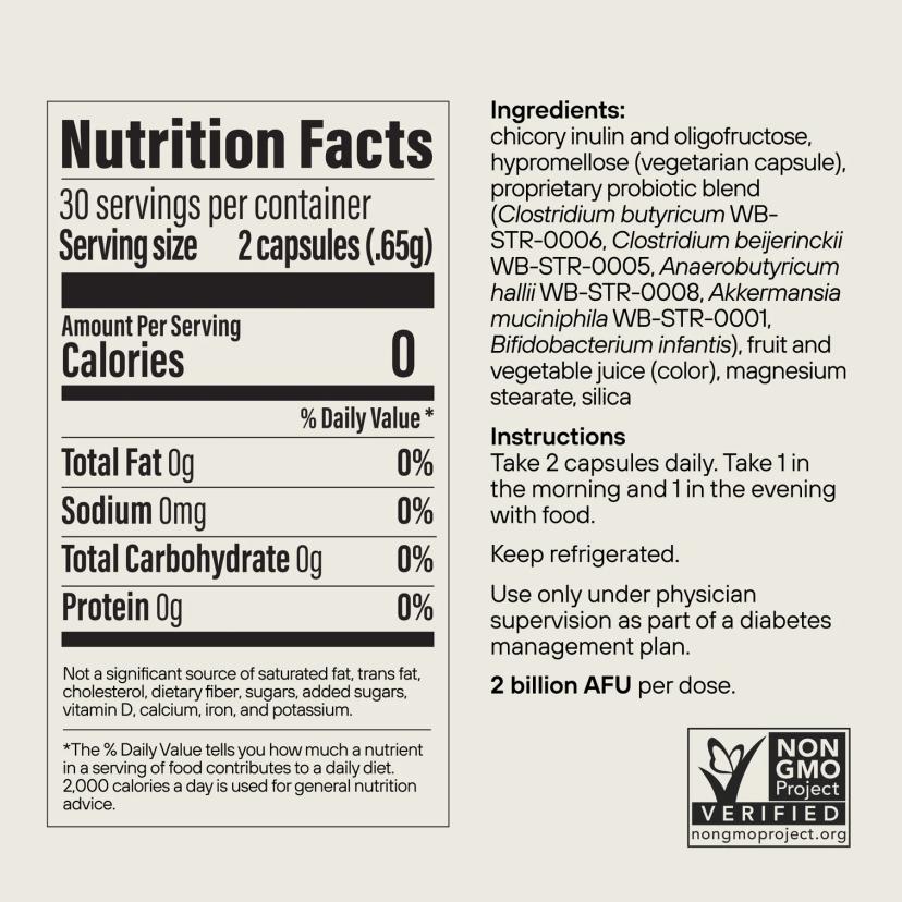 Ingredients Glucose Control